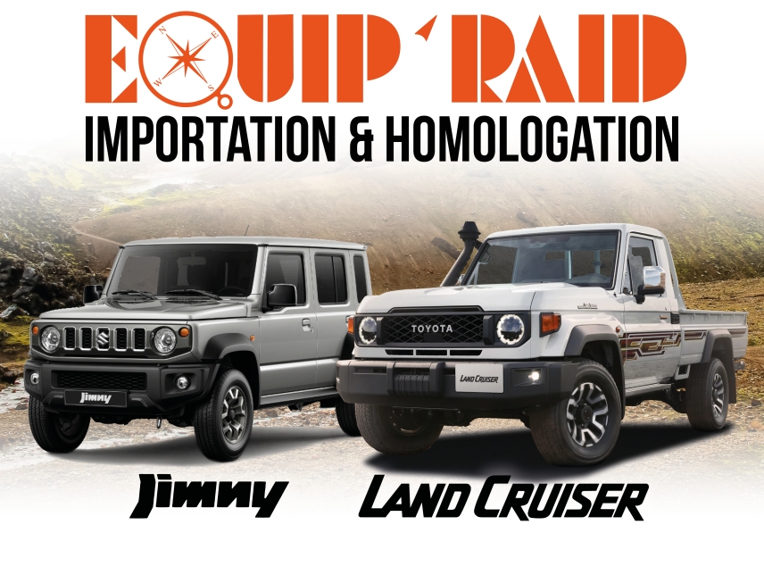 Equip'Raid : le spécialiste de l'importation et homologation de 4x4 en France !