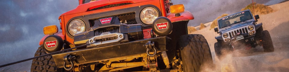 Bannière treuil Warn