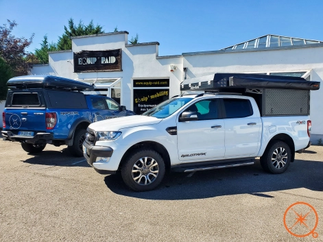 canopy Camper monté sur un véhicule par Equip'raid