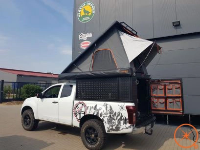 canopy Camper monté sur un véhicule par Equip'raid