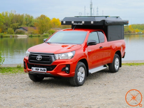 canopy Camper monté sur un véhicule par Equip'raid