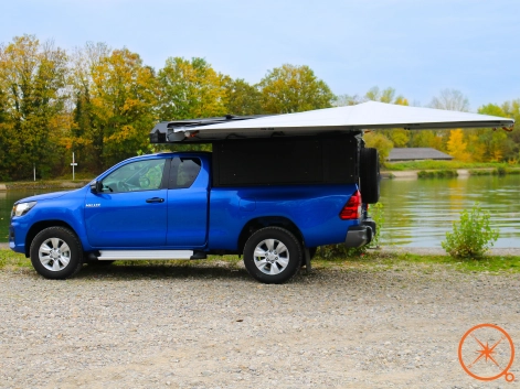 canopy Camper monté sur un véhicule par Equip'raid