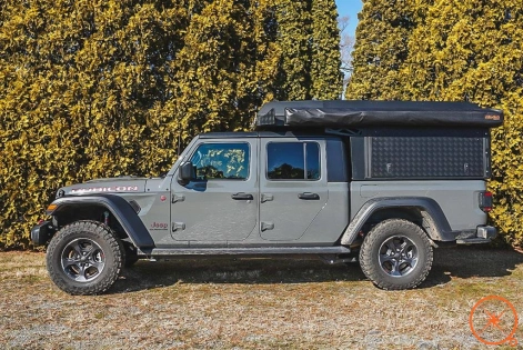 canopy Camper monté sur un véhicule par Equip'raid