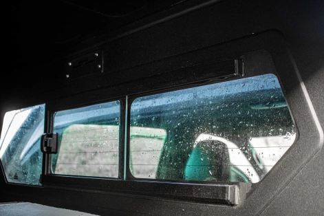 vitre avant coulissante sur hardtop alucab contour