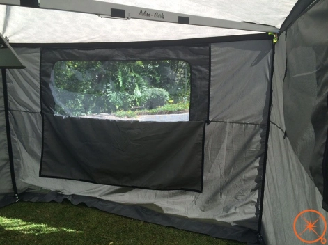 parois latérales pour auvent cellule khaya alu-cab