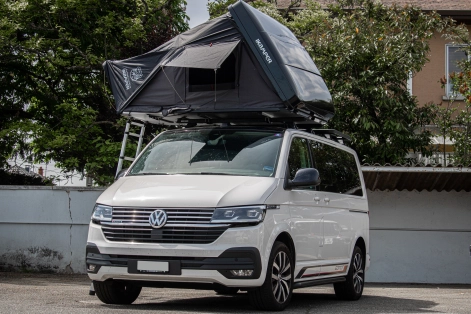 Tente de toit iKamper sur Volkswagen Transporter