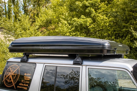 Tente de toit Autohome montée sur Toyota Land cruiser 76