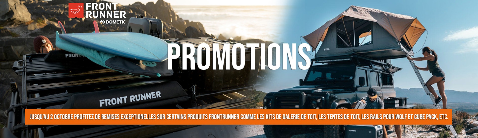 Promotions Frontrunner jusqu'au 2 octobre 2024