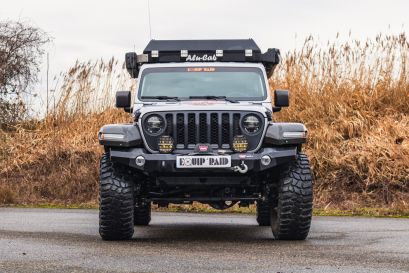 Jeep Gladiator équipée de feux led LAZER sentinel Elite 7"