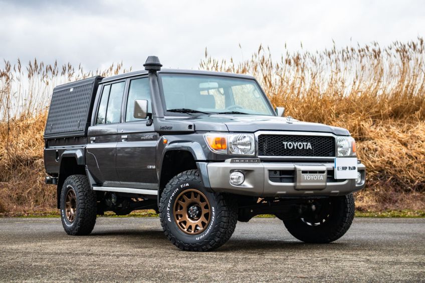 Toyota Land Cruiser série 7 GRJ79 importé par Equip'Raid EURO6