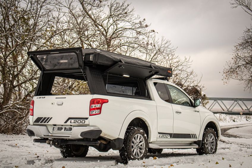 Mitsubishi L200 préparation 4x4 tout-terrain par Equip'Raid Alu-Cab Alsace hardtop explorer 3 ouvert