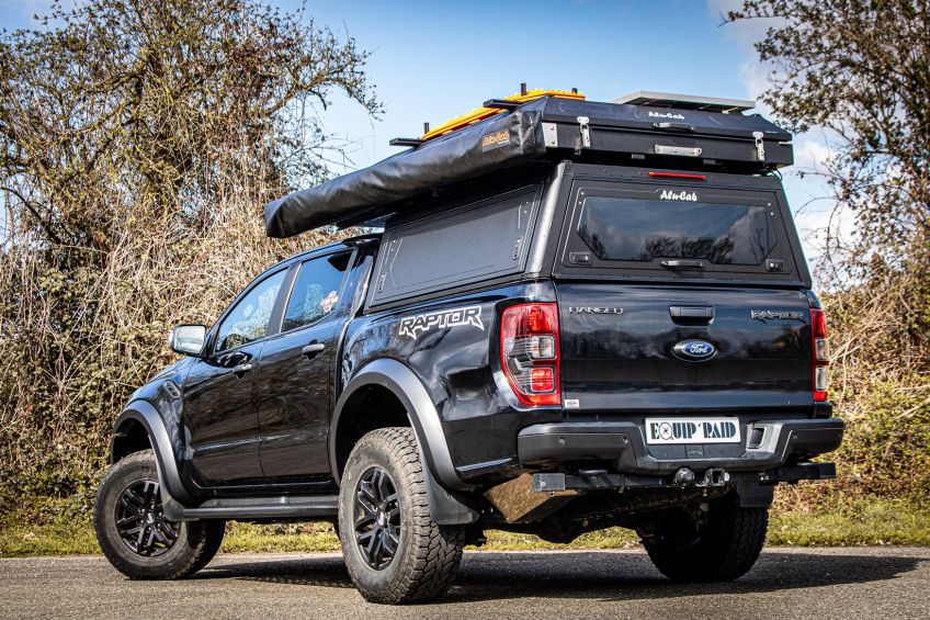 ford ranger raptor hard-top contour alu-cab rangement amenagement