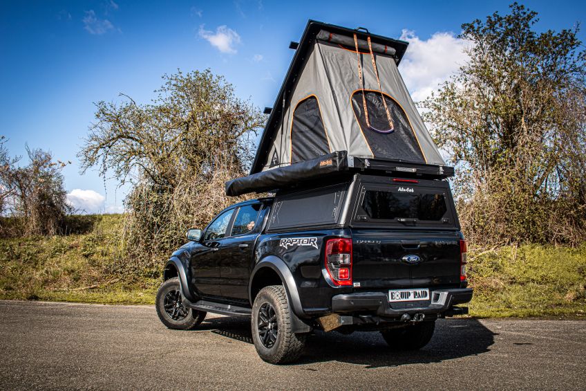 ford raptor avec tente de toit alu-cab