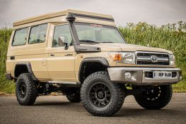 Toyota Land cruiser GRJ78 préparé par equip'raid