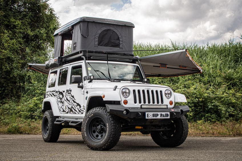 Jeep Wrangler JK préparée par Equip'Raid