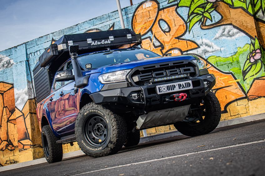 preparation tout-terrain pick up ford ranger canopy camper Alu-cab