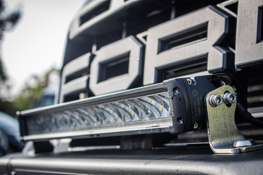 osram combo fx500 barre led preparation tout-terrain pick up ford ranger canopy camper aménagé