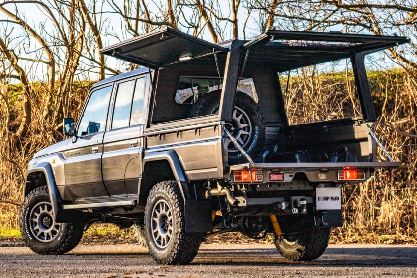 Toyota Land Cruiser GRJ 79 préparé et importé par Equip'Raid hardtop alu-cab explorer 3