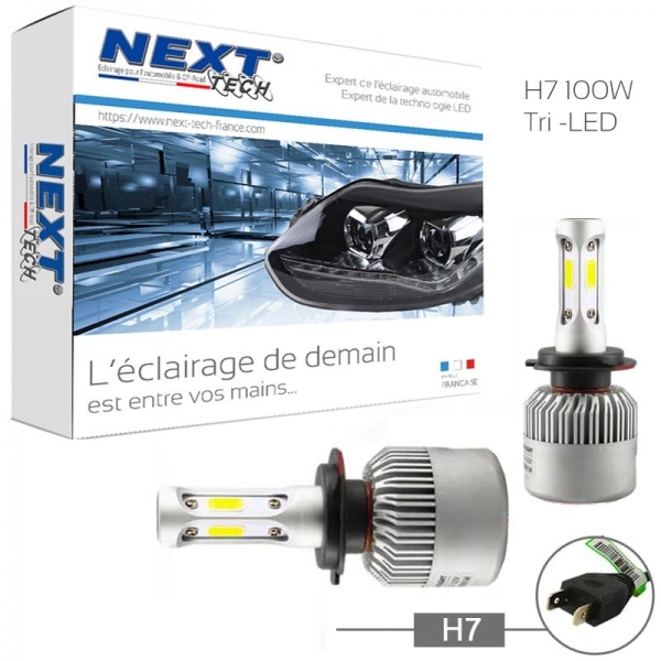 Achetez Next Tech - AMPOULES LED H7 HAUTE PUISSANCE 100W FEUX DE