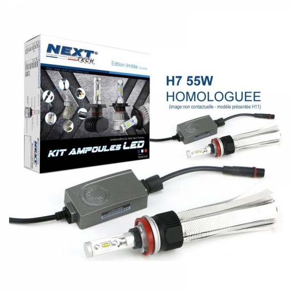 Achetez Next Tech - AMPOULES LED VOITURE H7 55W HOMOLOGUEES 6000LM