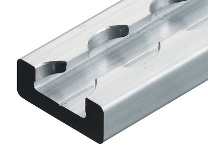 Rail d'arrimage en aluminium de 1000 mm (construction semi-circulaire)
