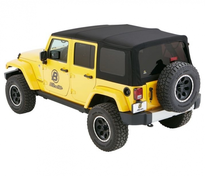 Déflecteur d'air de capot moteur (couleur noir mat) pour Jeep Wrangler JK
