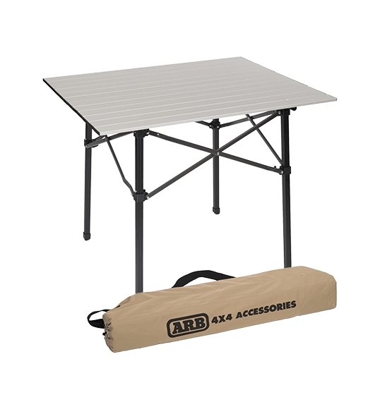 Table de camping aluminium 1400x800x700H avec sac de rangement