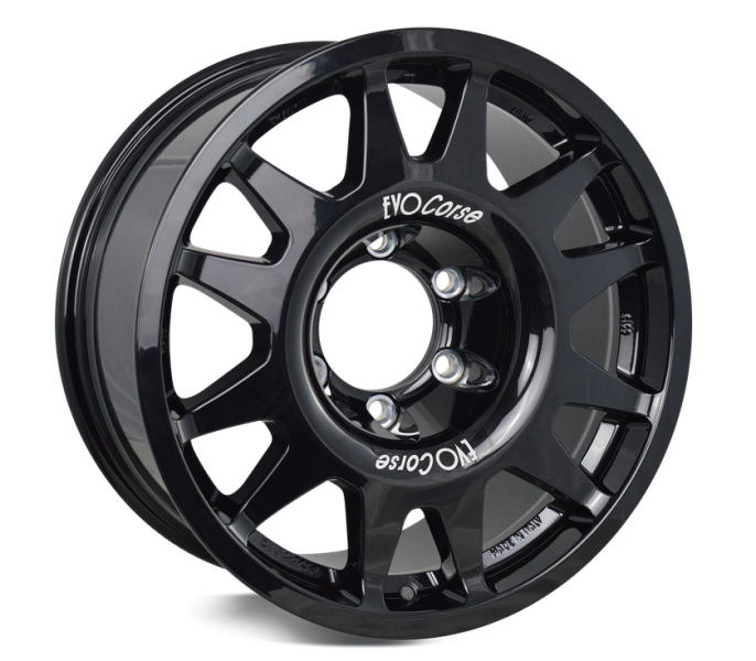 JANTE ALUMINIUM RENFORCE RAID EVO CORSE DAKAR ZERO 8x17&quot; ET 30 NOIR BRILLANT POUR FORD RANGER ET RANGER RAPTOR