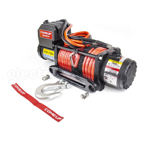 TREUIL COME UP GIO 120s (5443KG) 12V - CORDE SYNTHÉTIQUE