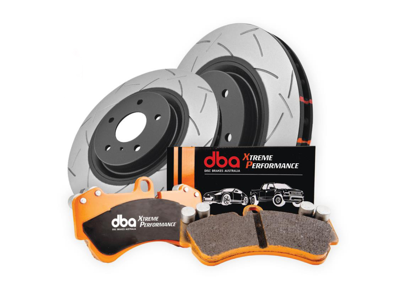 KIT COMBO DBA : DISQUES ARRIERE SERIE 4000 T3 + JEU PLAQUETTES DE FREIN ARRIERE XTREME PERFORMANCE POUR FORD RAPTOR 3.0L BITURBO 2022+ ET VW AMAROK 3.0L TDI 2022+