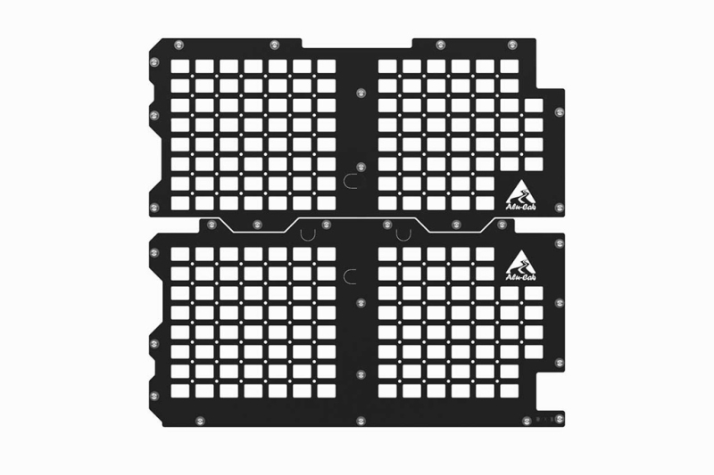 KIT DE DEUX PLAQUES MOLLE POUR PORTE ARRIERE PARTIE BASSE ET HAUTE COMPATIBLE MODCAP ET CANOPY CAMPER FSS/FSL