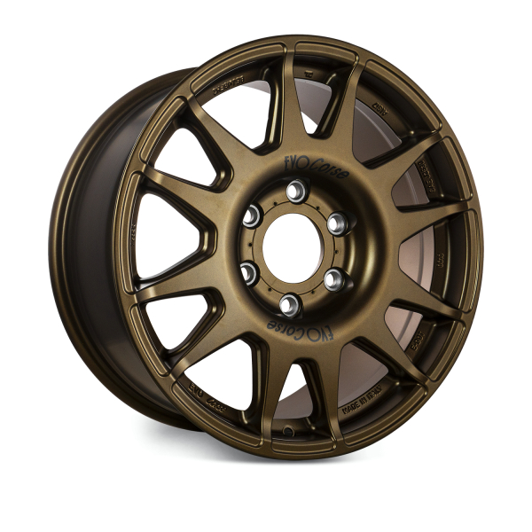 JANTE ALUMINIUM RENFORCE RAID EVO CORSE DAKAR ZERO 8.5x18&quot; ET 47 BRONZE MAT POUR TOYOTA GDJ250 2024+