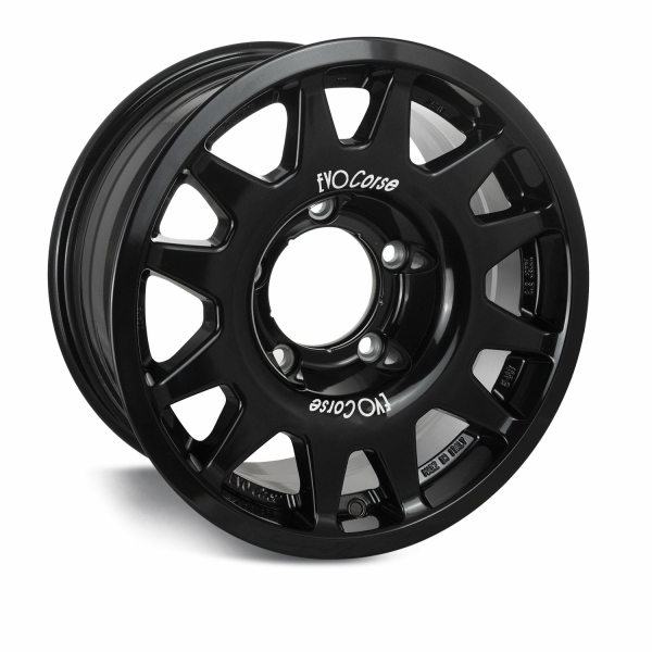 JANTE ALUMINIUM RENFORCE RAID EVO CORSE DAKAR ZERO 8x16&quot; ET -20 NOIR BRILLANT POUR TOYOTA HZJ/FZJ/GRJ/VDJ71/76/78/79/105