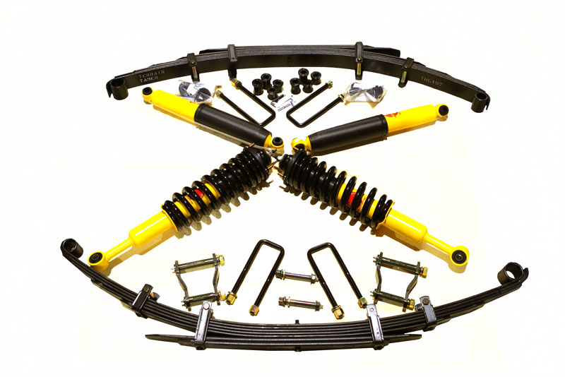 KIT DE SUSPENSION COMBINÉ ASSEMBLÉ TERRAIN TAMER REHAUSSE +40/50MM POUR MITSUBISHI L200 A PARTIR DE 2006