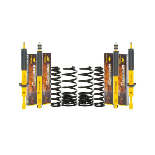 KIT DE SUSPENSION OME SPORT REHAUSSE +40/50MM TARAGE +300KG POUR JEEP WRANGLER JK 2.8L DIESEL 5 PORTES