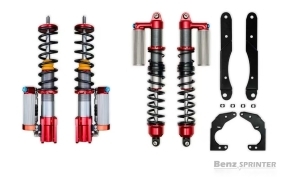 Kit Suspension KIN à Compression Réglable et réhausse + 60 mm pour Mercedes Sprinter 4WD (2019+)