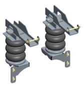 KIT RENFORT DE SUSPENSION PNEUMATIQUE 3 ETAGES MAD POUR MERCEDES SPRINTER/HYMER 907 4X4 A PARTIR DE 2018 AVEC REHAUSSE GONFLAGE SUR PAR VALVES